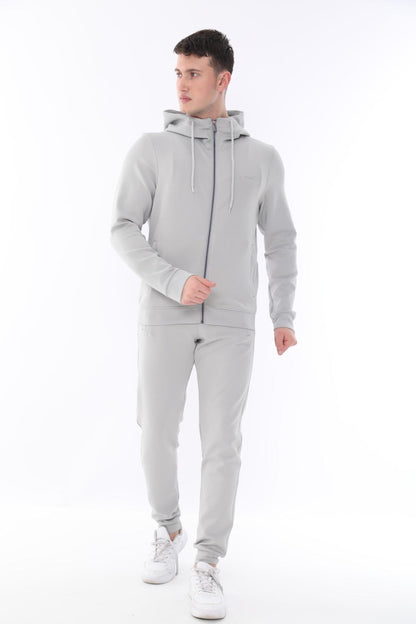 Erkek Scuba Fermuarlı Sweat Takım - GRİ
