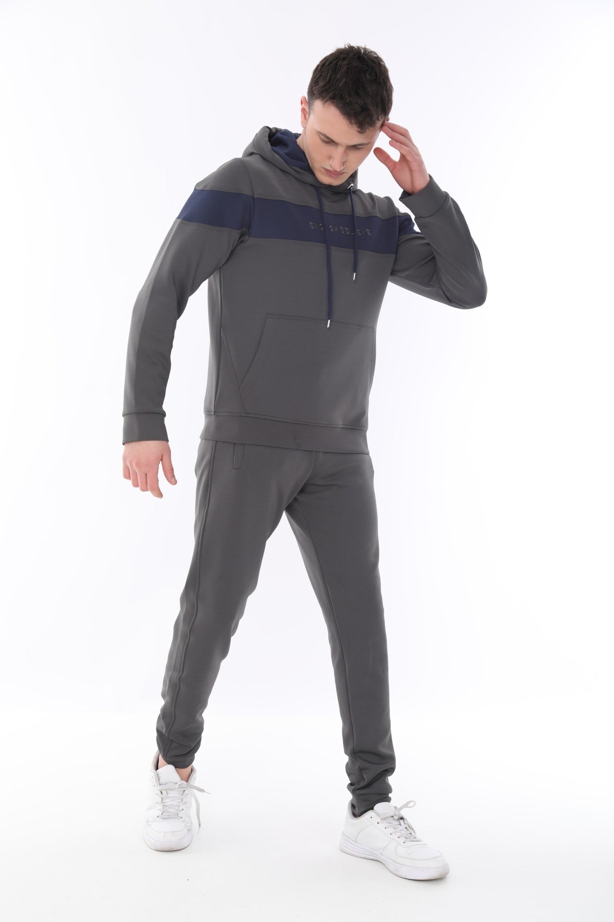 Erkek Scuba Sweat Takım - ANTRA MELANJ-LACİ