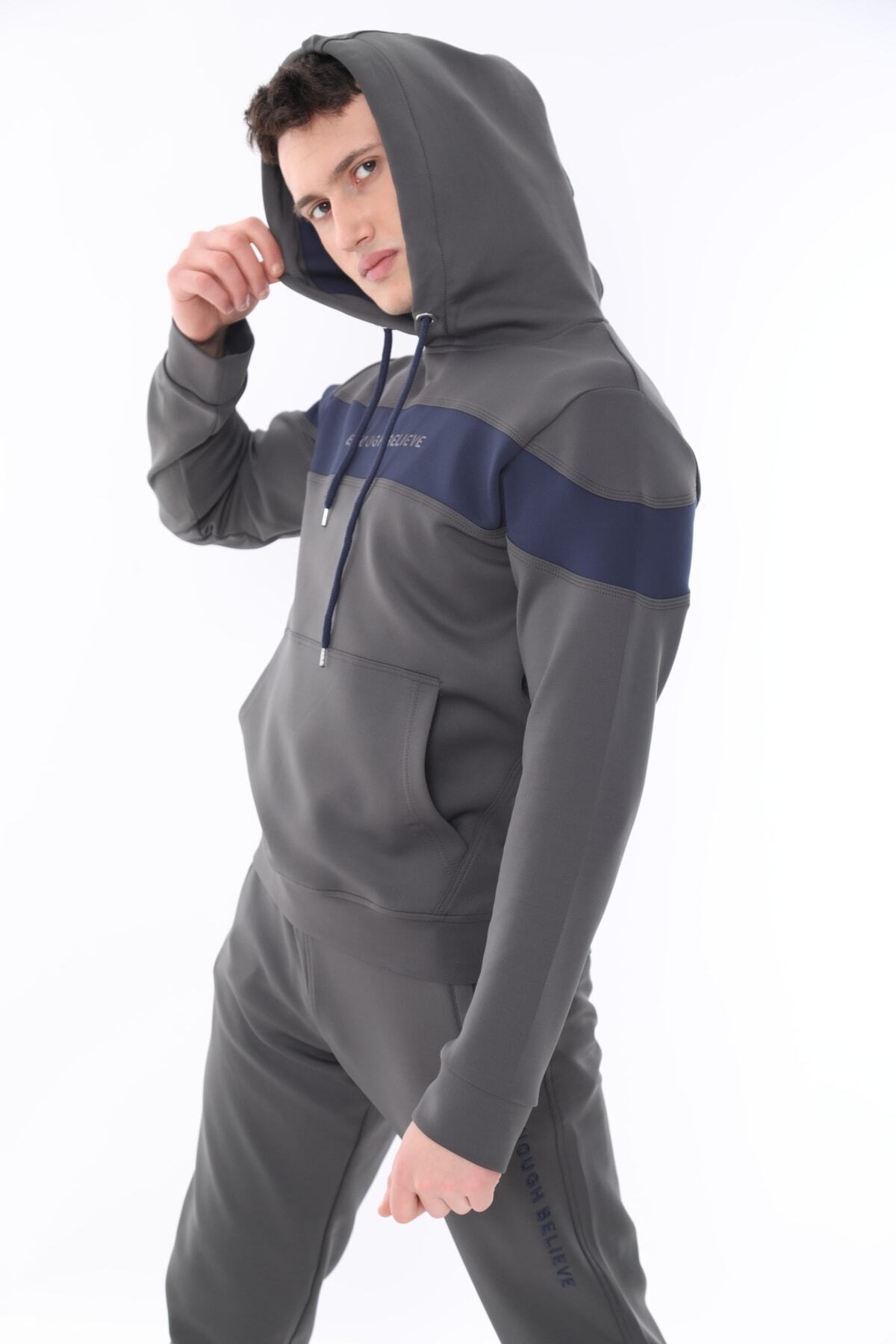 Erkek Scuba Sweat Takım - ANTRA MELANJ-LACİ